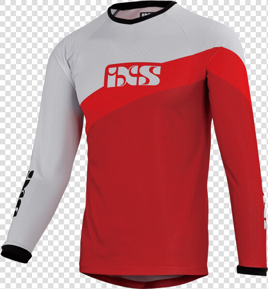 Race Kids Jersey Fluo Red white   Downhill  HD Png DownloadTransparent PNG