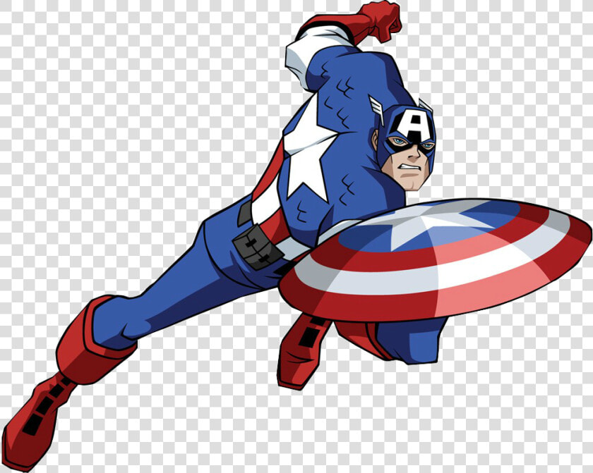 No Caption Provided   Avengers Cartoon Captain America  HD Png DownloadTransparent PNG