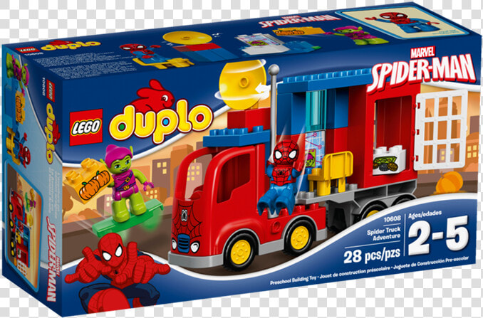 Lego Duplo Spiderman Truck  HD Png DownloadTransparent PNG