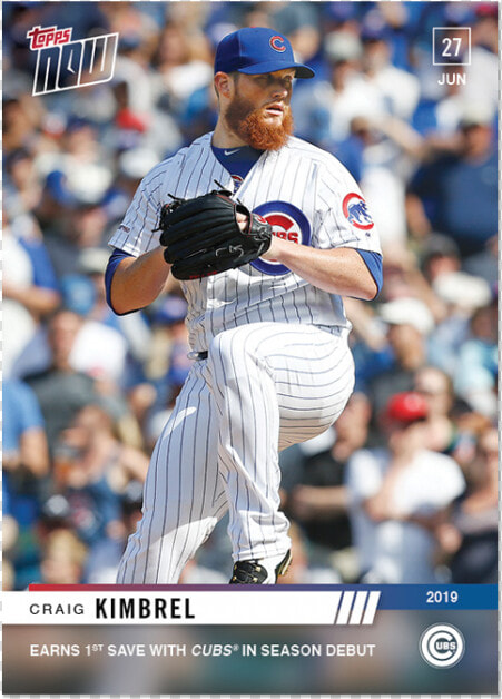 Craig Kimbrel  Mlb Topps Now® Card   Magento  HD Png DownloadTransparent PNG