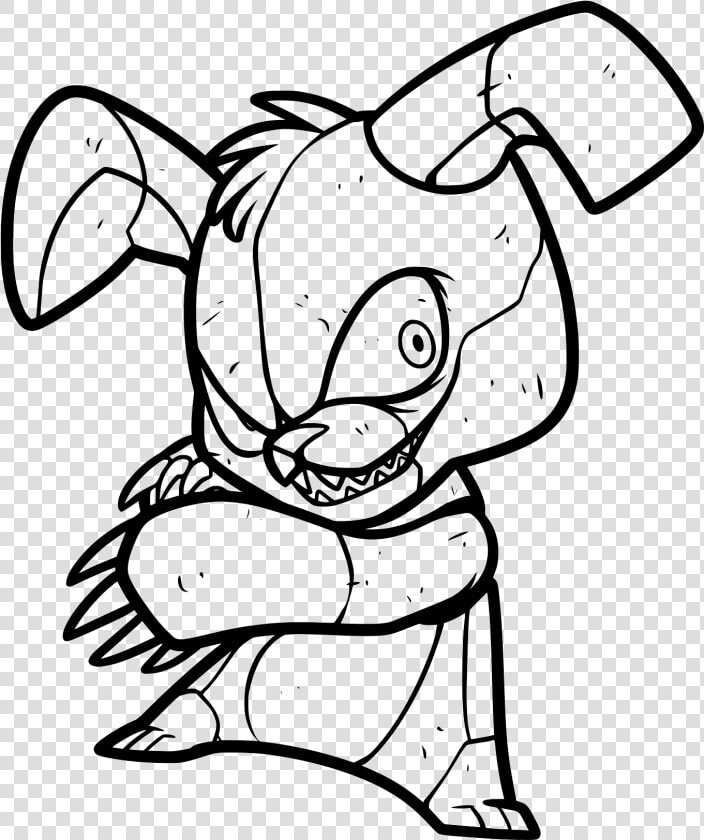 Five Nights At Freddy S Coloring Pages Bonnie   Coloring Page Five Nights At Freddys Coloring  HD Png DownloadTransparent PNG