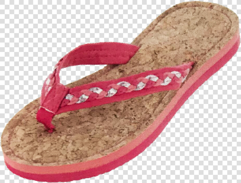 Sandals Girls Braided Cork Sole  HD Png DownloadTransparent PNG