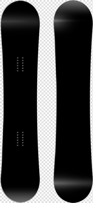 Blank Canvas Snowboard   Black and white  HD Png DownloadTransparent PNG