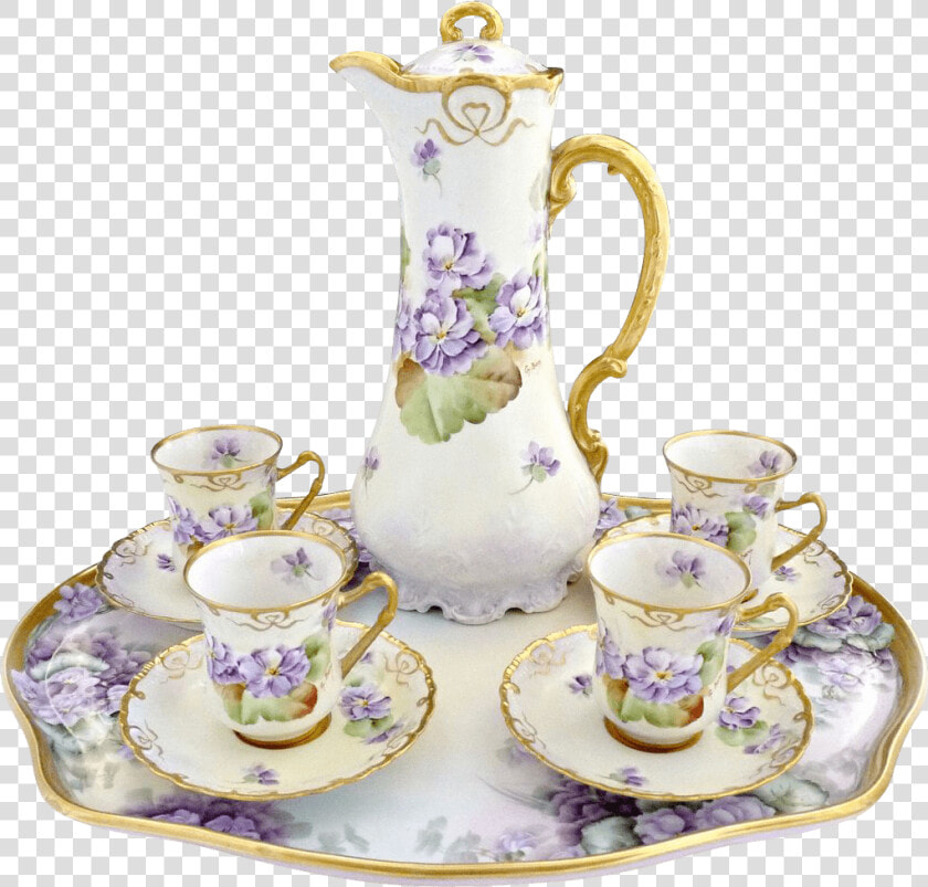 Italian Fine Porcelain Coffee Set   Tea With Cup Png  Transparent PngTransparent PNG