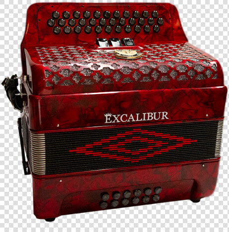 Super Classic Psi 3 Row Button Accordion 3 Switch Red   Excalibur Button Accordion  HD Png DownloadTransparent PNG