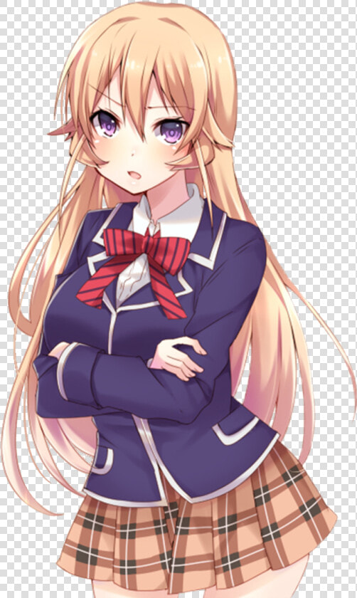  erina  foodwars  anime  girl  blonde  HD Png DownloadTransparent PNG