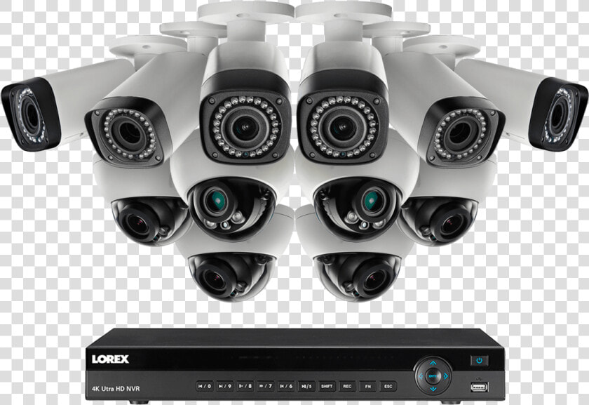 2k Ip Camera Security System With 16 channel Nvr  140ft   16 Cameras Security System  HD Png DownloadTransparent PNG