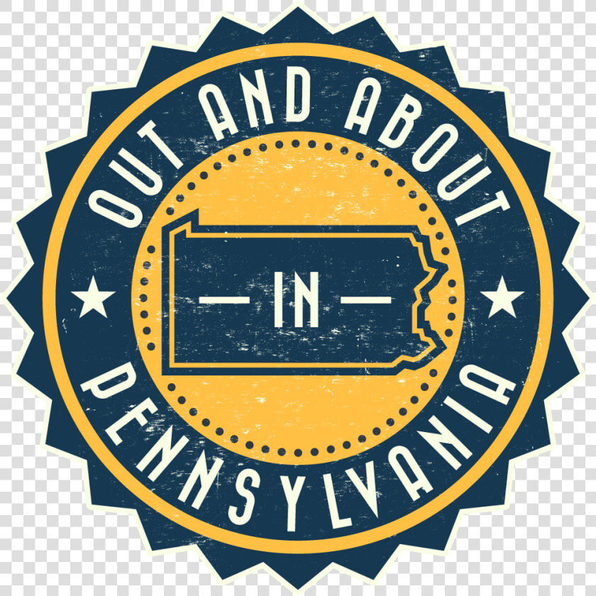 Out And About In Pennsylvania   Seal Frame Stamp Template  HD Png DownloadTransparent PNG