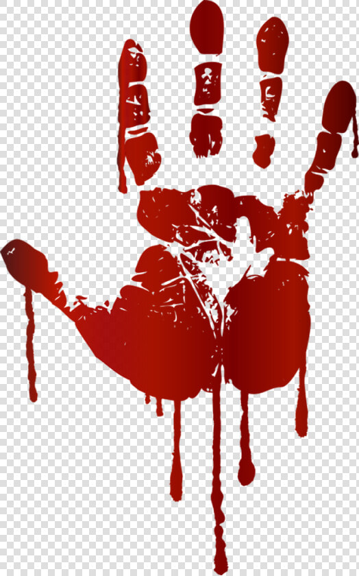 Realistic Blood Drip Png   Transparent Bloody Handprint Png  Png DownloadTransparent PNG