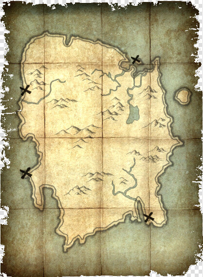 Db Icon Misc Deathbrand Treasure Map   Скайрим Карта Печати Смерти  HD Png DownloadTransparent PNG