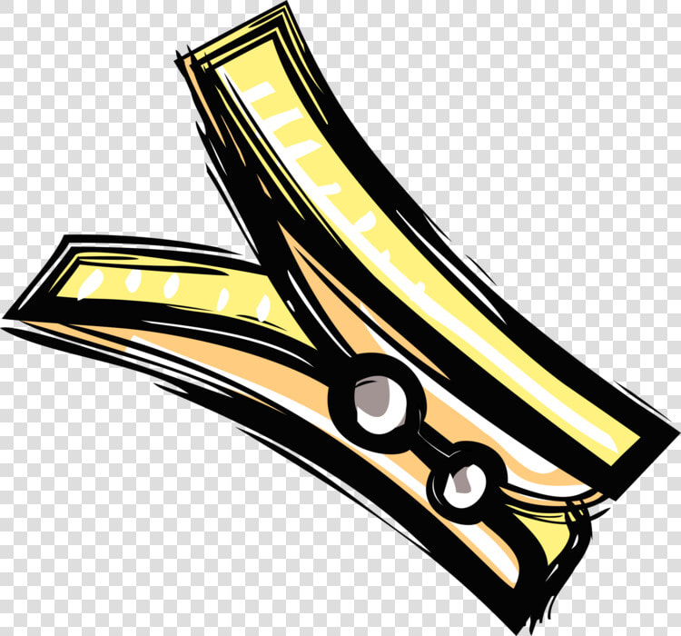 Vector Illustration Of Clothespin Or Clothes peg Fastener   Logo Jepit Baju Animasi  HD Png DownloadTransparent PNG