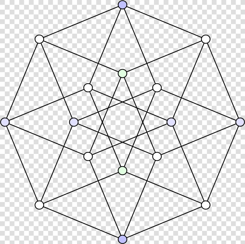 Tesseract D Projection Of   Graph Drawing  HD Png DownloadTransparent PNG