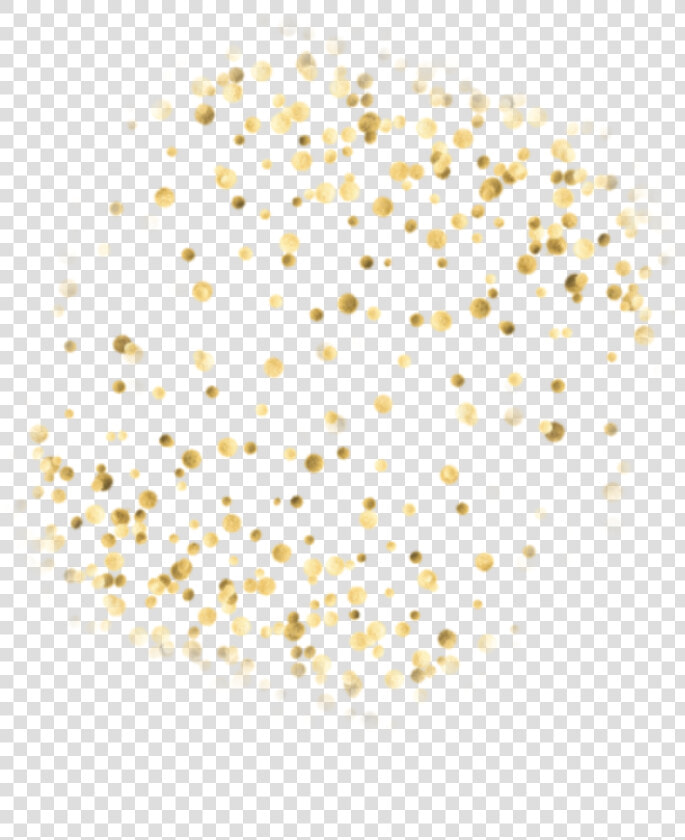  gold  glitter  confetti  decorations  decoration   Circle  HD Png DownloadTransparent PNG