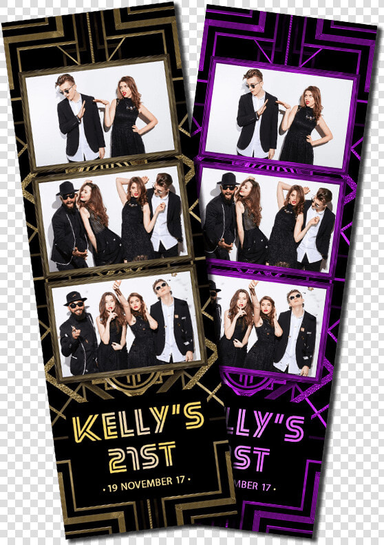 Gatsby Birthday Photobooth Template   1920s Photo Booth Template  HD Png DownloadTransparent PNG