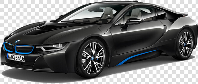 Bmw I8 Sports Car   2019 Bmw I8 Coupe Black  HD Png DownloadTransparent PNG