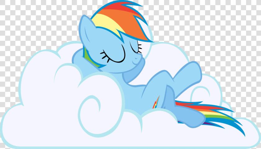 Artist Rainbowcrab Rainbow Dash Safe Simple   My Little Pony Rainbow Dash Cloud  HD Png DownloadTransparent PNG