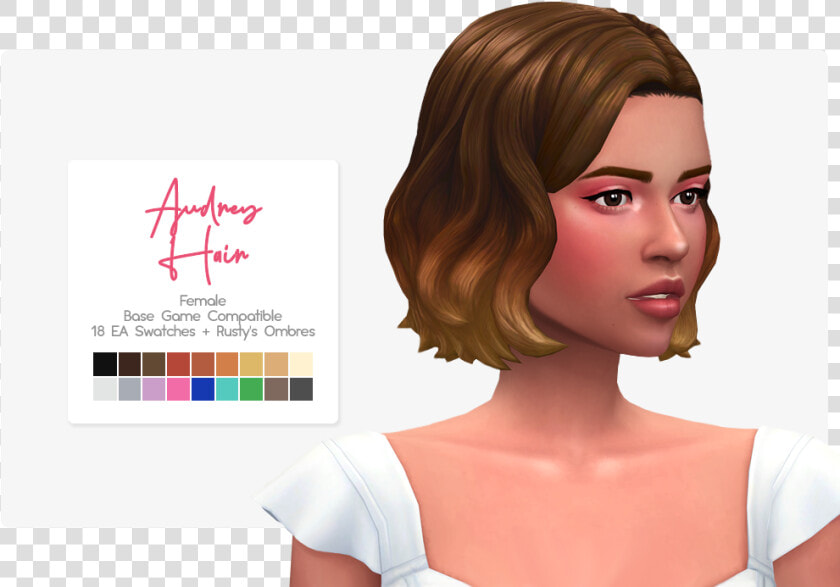 Nolan Sims Audrey Hair  HD Png DownloadTransparent PNG