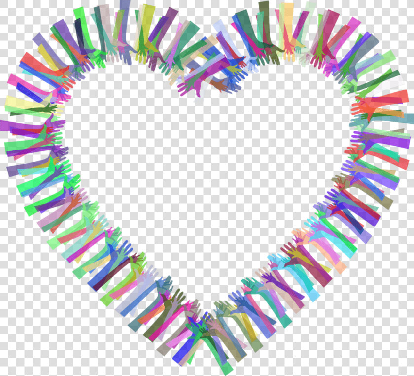 Colorful Hands Created Hearts   תעבירו את זה הלאה  HD Png DownloadTransparent PNG