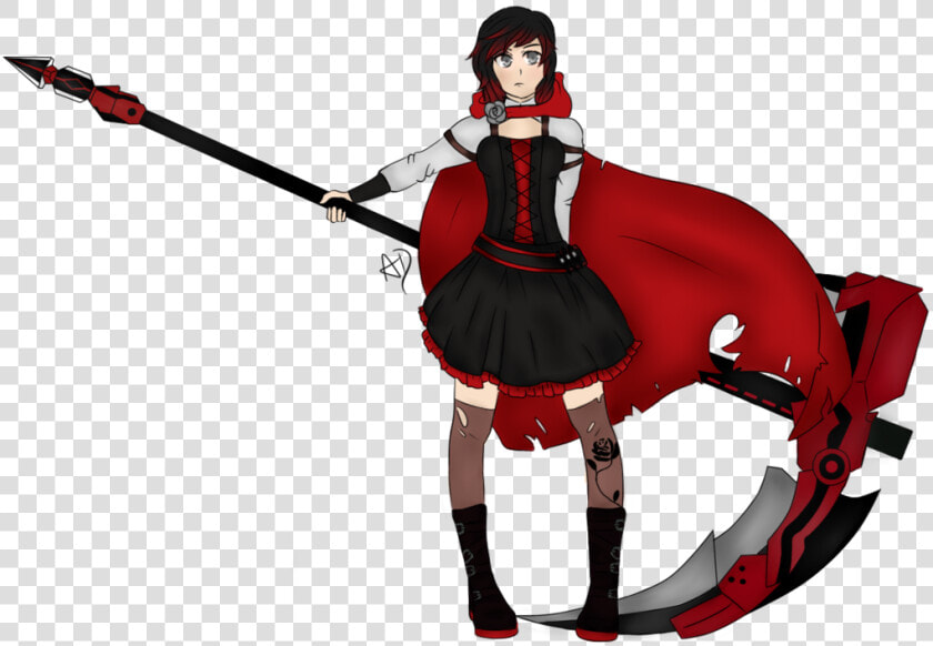 Ruby Rose By Absolutedespair   Ruby Rose Rwby Season 4 Outfit  HD Png DownloadTransparent PNG