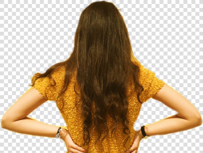  girls  longhair  hair  back  backwards  standing   Girl  HD Png DownloadTransparent PNG