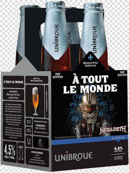 Megadeth A Tout Le Monde   Megadeth A Tout Le Monde Beer  HD Png DownloadTransparent PNG