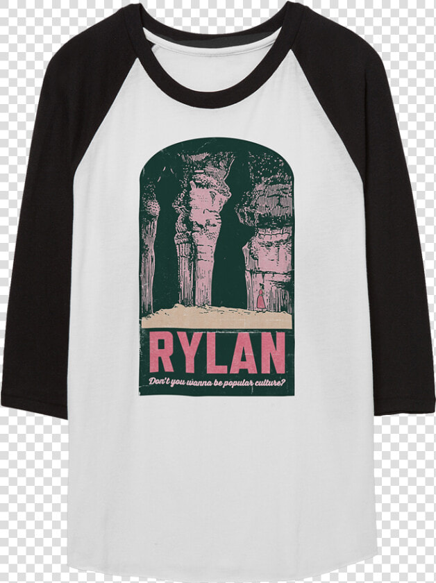 Limited Edition Rylan Raglan Baseball Shirt   National Rylan T Shirt  HD Png DownloadTransparent PNG