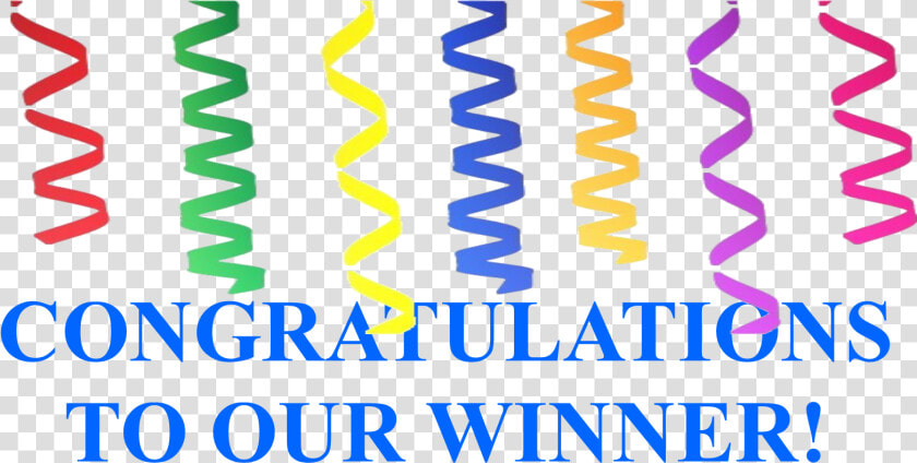 Congratulations Winner Png   Congratulations To Our Winner  Transparent PngTransparent PNG