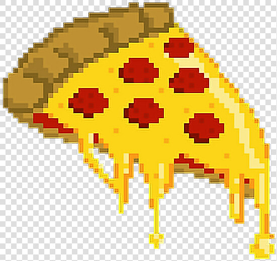  pizza  pixel  pixels  pixeles  tumblr  food  melting   Pizza Pixel Art Png  Transparent PngTransparent PNG