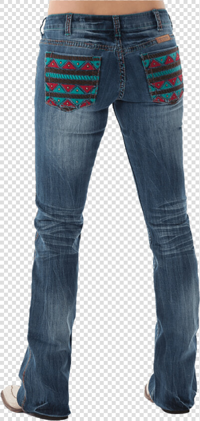 Cowgirl Tuff Women S Apache Boot Cut Jean w aztec Embroidery  amp  studs   Pocket  HD Png DownloadTransparent PNG