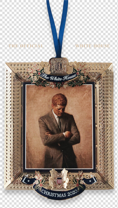 Front Of 2020 Christmas Ornament Honoring John F   Picture Frame  HD Png DownloadTransparent PNG