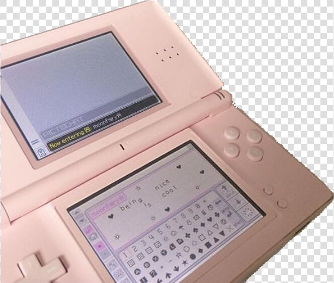  nintendo  videogames  2000s  games  pink  soft  softie   Nintendo Ds  HD Png DownloadTransparent PNG