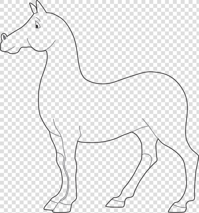 Molde Cavalo Em Eva  HD Png DownloadTransparent PNG