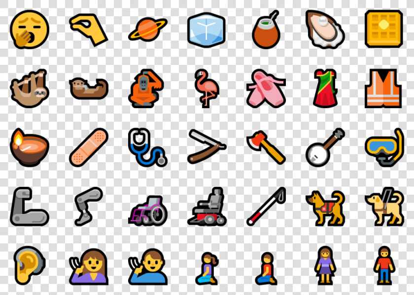 Windows 10 2019 Emoji   Emoji 12 Windows 10  HD Png DownloadTransparent PNG