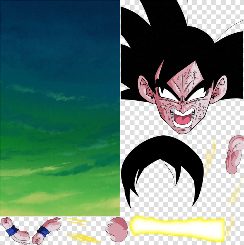 Dokkan Extreme Anger Goku  HD Png DownloadTransparent PNG