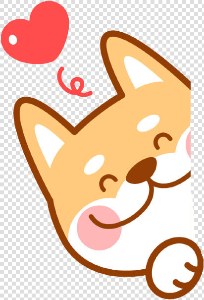  cute  kawaii  dog  animal  dogsticker  doglove  freetoedit   Cute Stickers Transparent Background  HD Png DownloadTransparent PNG