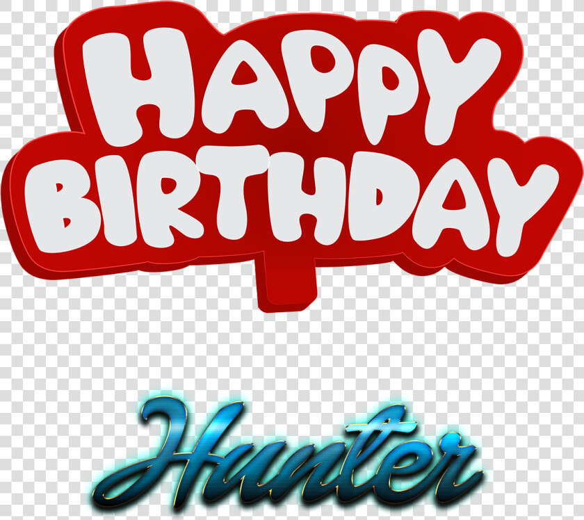 Hunter Happy Birthday Name Logo   Happy Birthday Isaac  HD Png DownloadTransparent PNG