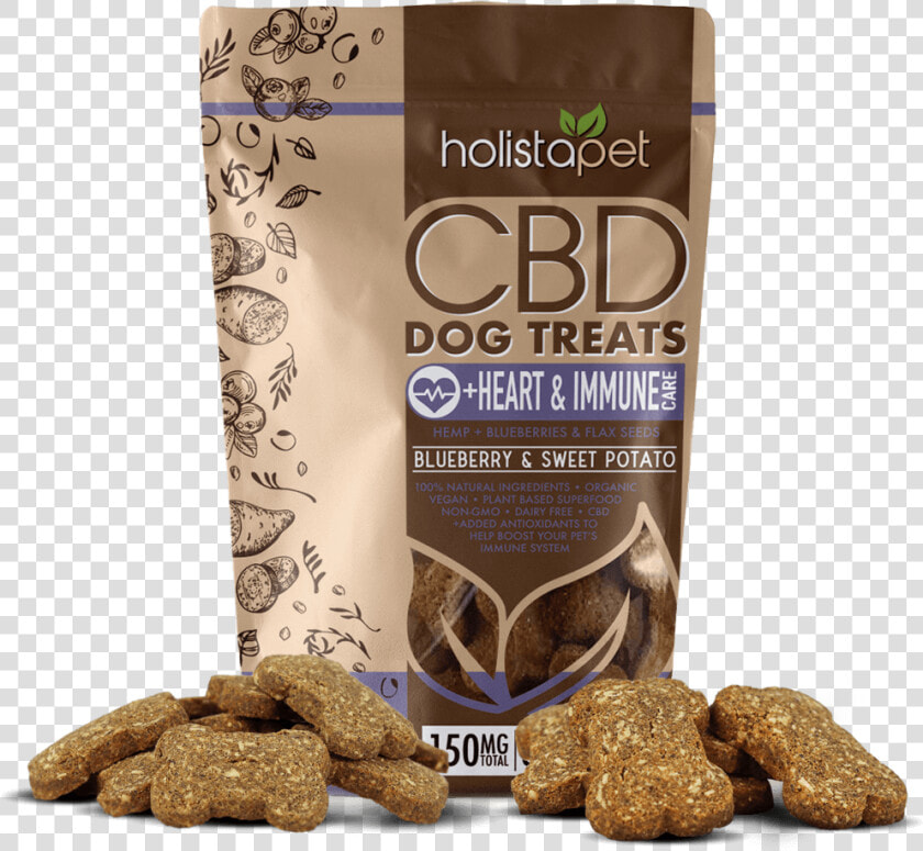 Holistapet Cbd Dog Treats Heart  amp  Immune Biscuits Out   Cbd Dog Treats  HD Png DownloadTransparent PNG