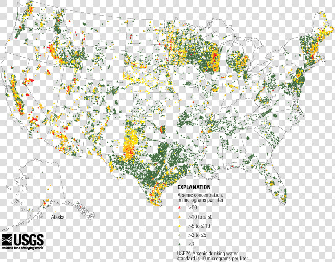 Arsenic In Water Us  HD Png DownloadTransparent PNG