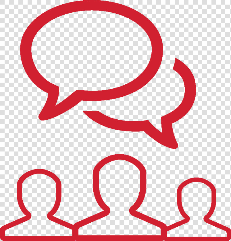 People With Talking Bubbles Icon   Conversation Icon Png  Transparent PngTransparent PNG