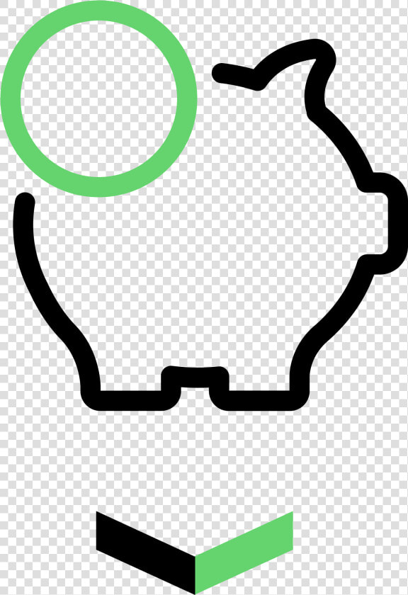 Reduce Costs Icon   Png Icon Money Pig  Transparent PngTransparent PNG