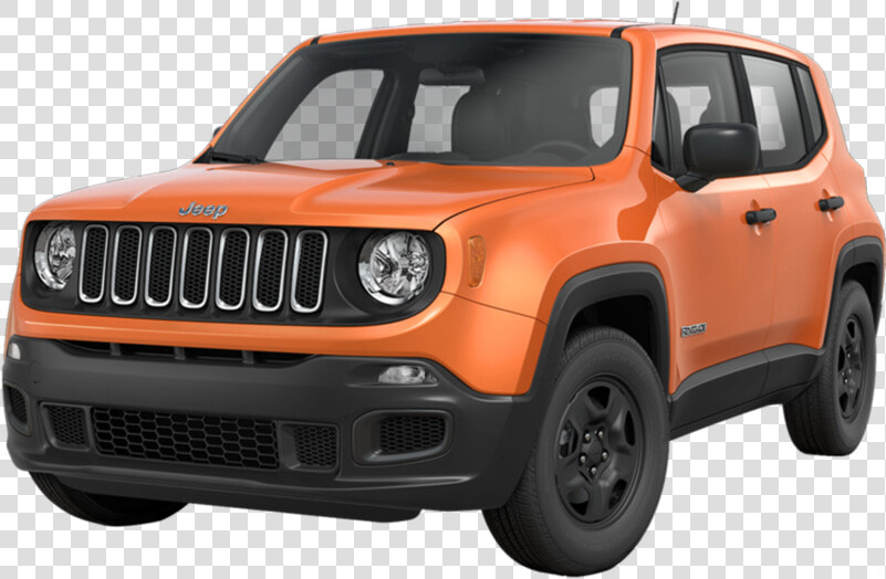 Jeep Background Transparent Renegade   Jeep Renegade 2017 Orange  HD Png DownloadTransparent PNG