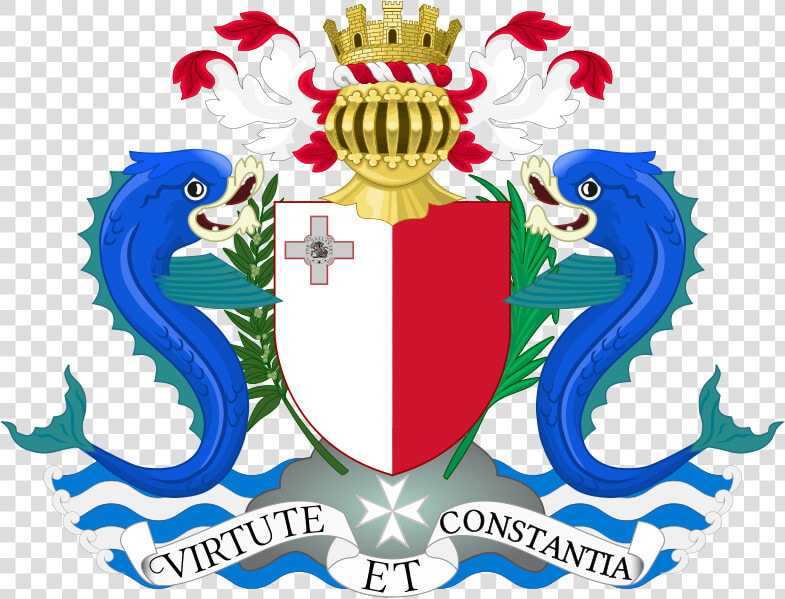 785px Coat Of Arms Of Malta 1964   National Symbol Of Malta  HD Png DownloadTransparent PNG