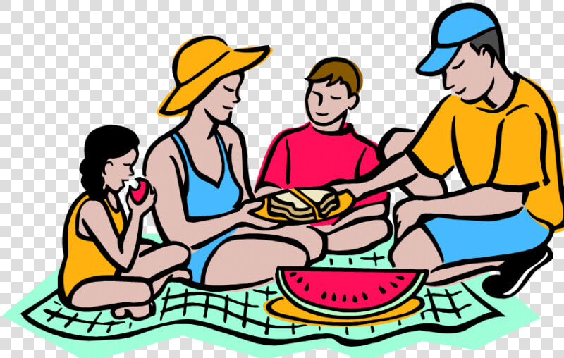 Picnic Clipart Family   Transparent Background Picnic Clipart  HD Png DownloadTransparent PNG