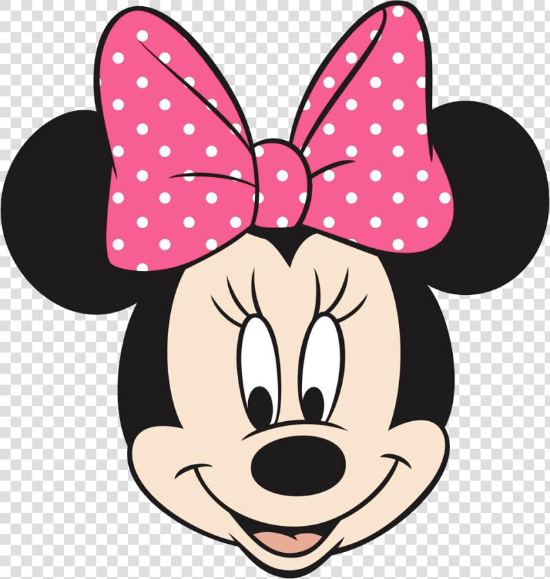 Mickey Mouse Head Png   Minnie Mouse Head Pink Bow  Transparent PngTransparent PNG