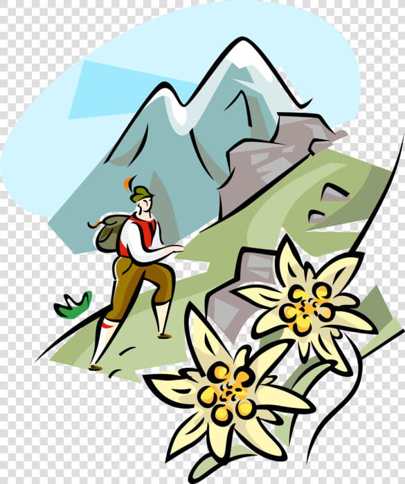 Clip Art Mountain Guide Alps Vector   Hiking Clipart Png  Transparent PngTransparent PNG