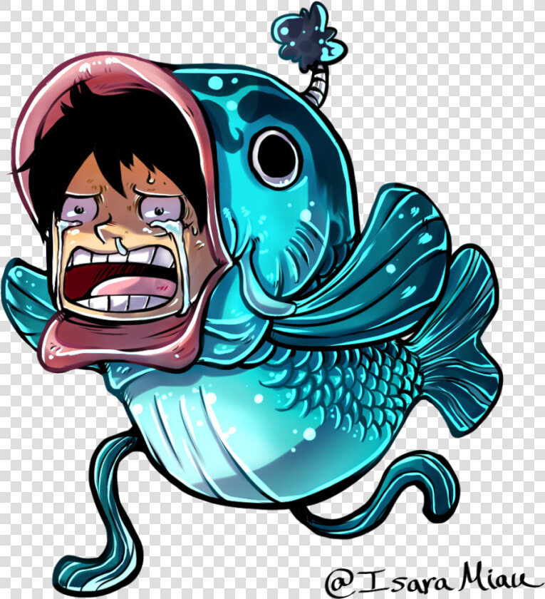 Here S My Latest Masterpiece  A Crying Fish Luffy For   Fish Luffy  HD Png DownloadTransparent PNG