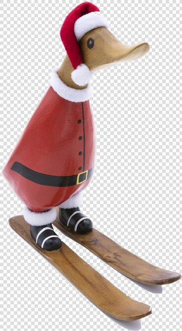 Skiing Santa Duckling   Mallard  HD Png DownloadTransparent PNG