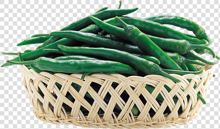 Peppers In Basket   Sweet And Chili Peppers  HD Png DownloadTransparent PNG