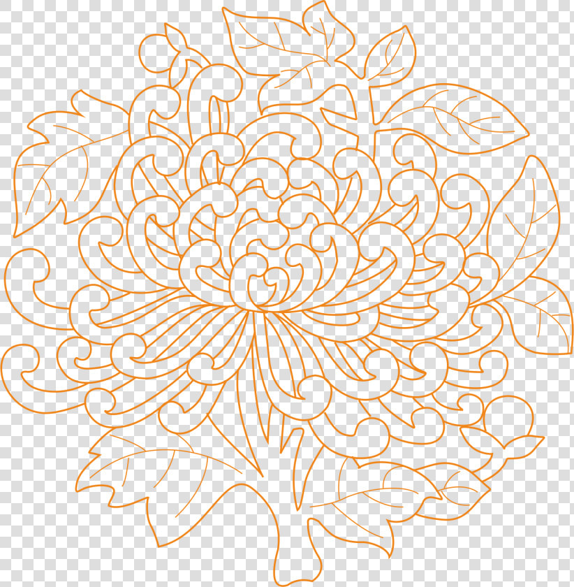 Jpg Black And White Download Floral Design Chrysanthemum   Pattern Flower Design Transparent  HD Png DownloadTransparent PNG