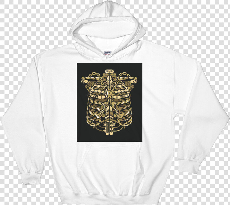 Steampunk Ribcage   Hooded Sweatshirt   Sweatshirt   Miata Hoodie  HD Png DownloadTransparent PNG